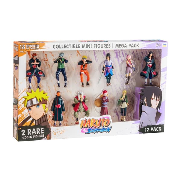 Naruto Shippuden 12-delt figursæt PMI Kids World