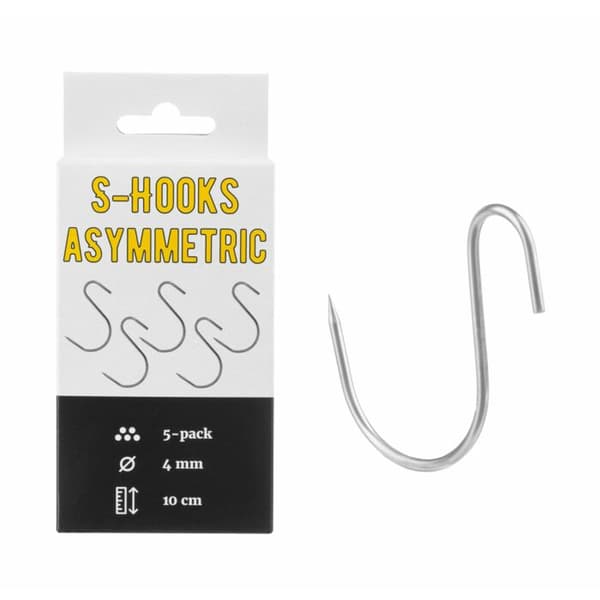 S-krokar asymmetriska 5-dels Borniak