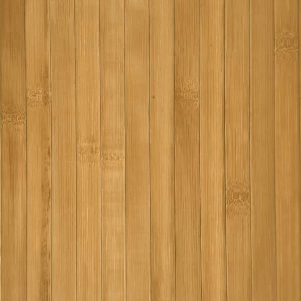 vidaXL Suorakulmainen matto, Luonnonvärinen, 80x500 cm, Bambu