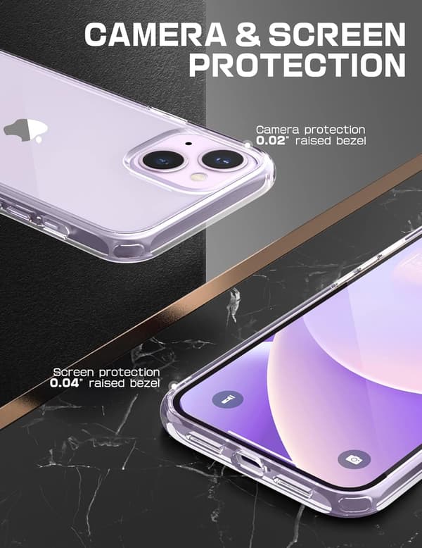 ETUI TIL APPLE IPHONE 14 PLUS SILICIUM TRANSPARENT FORSTÆRKET A2886 A2632