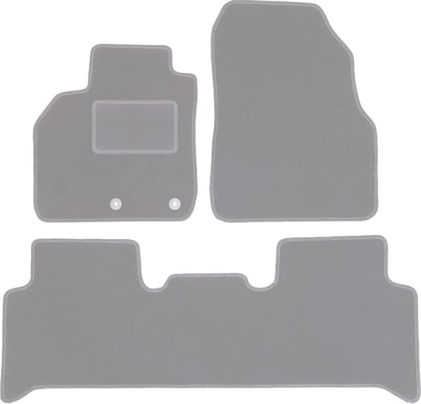 Bilmåtter grå til Renault Grand Scenic II minivan (2003-2009)