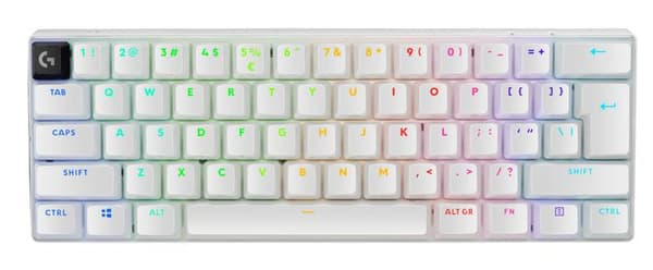 Trådløst tastatur LOGITECH Pro X 60 Hvid