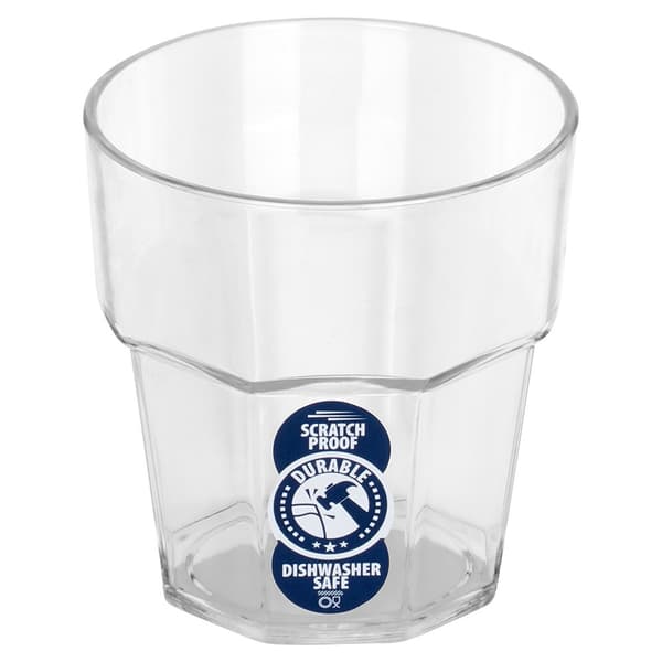 Obryttsäkert plastglas 275 ml