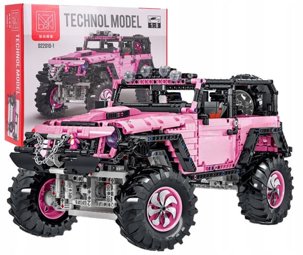 Technik OffRoad Set med 2471 terrängbilar, rosa, skala 1:8