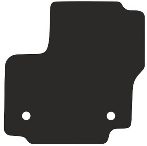Polyamid førermåtte til: Ford Galaxy MK2 FL 7-sæders 2012-2015 gummibelagt førermåtte