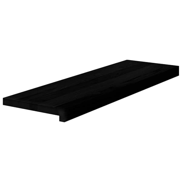 vidaXL trappetrin, 2 stk. brun 80x25x2 cm massivt egetræ