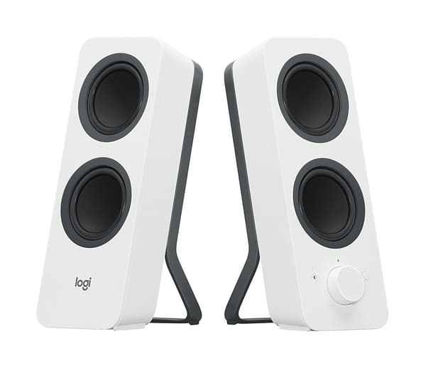 Logitech Z207 datorhögtalare vita, Bluetooth, 2.0-kanaler.
