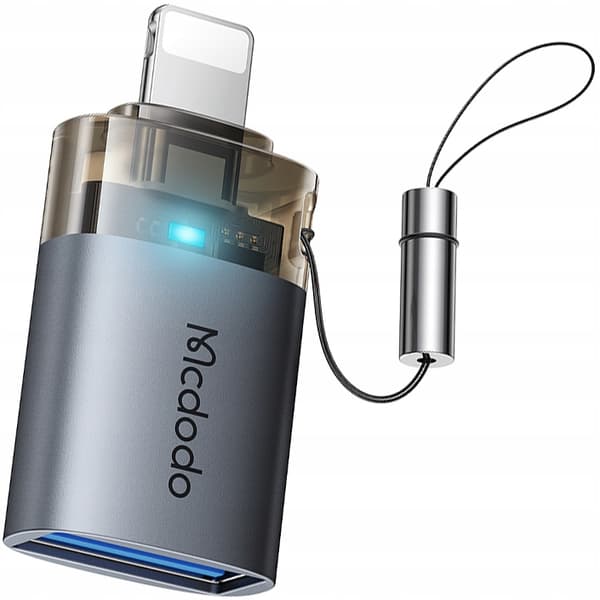 MCDODO SOVITIN USB-A 3.0 LIGHTNING IPHONE IPAD 3A OTG LED