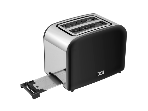 Teesa 850W Brödrost 2 Rostade Bröd 6 Inställningsbricka