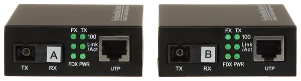 ENKELMODSMEDIAKONVERTER OM1-SM TXRX-KIT