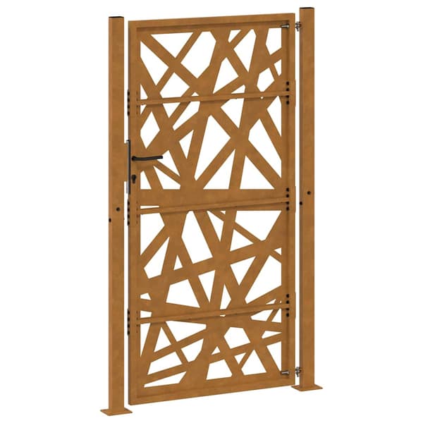 vidaXL havelåge 105x205 cm rustfrit stål letvægtskonstruktion