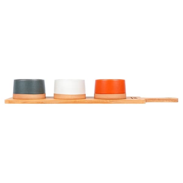 Keraamiset näkkärikulhot 48 cm 4 kpl