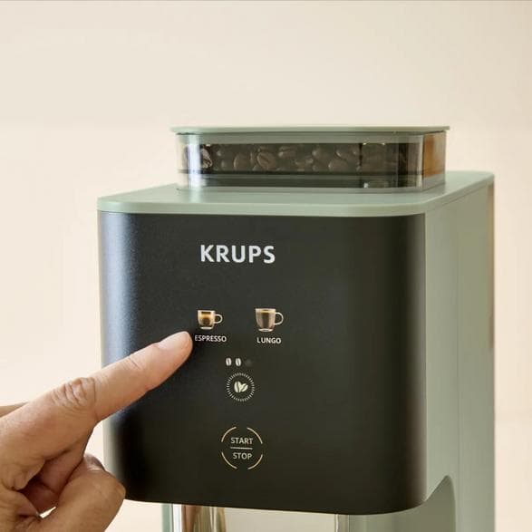 Ekspresskaffemaskin KRUPS SA401LE0 Coffee Crush 15cm bredd Pistaciegrön