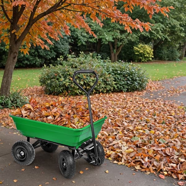 GARTEN vihreä kippivaunu kuljetusta varten
