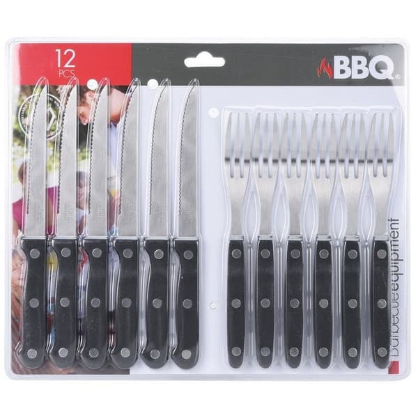 BESTICKSET BIFFPIZZA BESTICK 12 DELAR