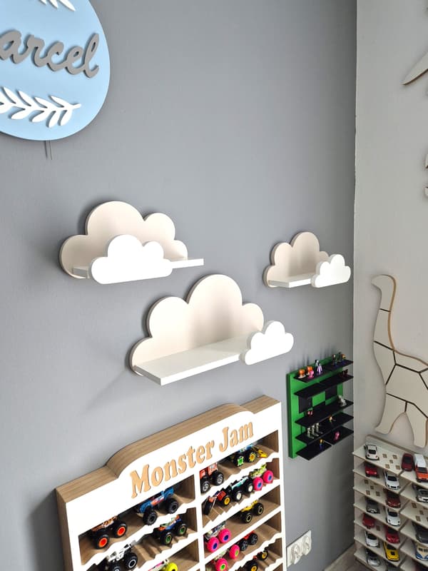 Cloud Shelves Sæt med 3 Moli-Galaxy - Cappuccino