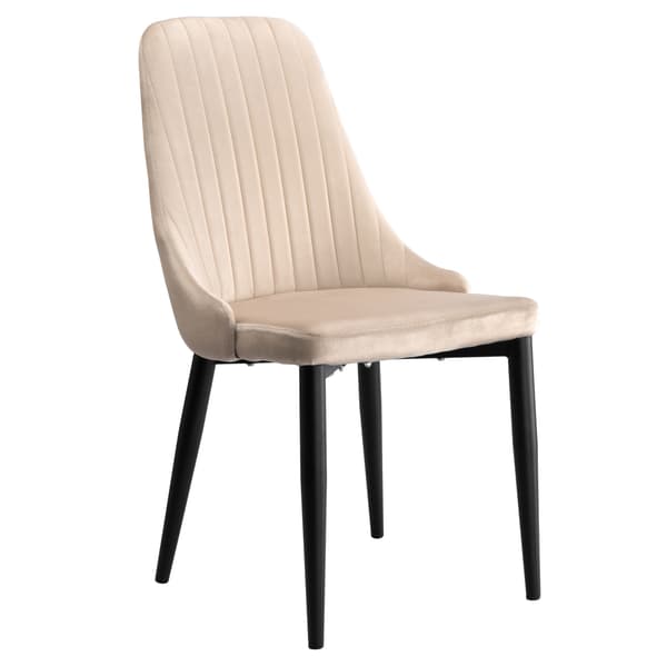 LORIENT VELVET beige samettinen tuoli