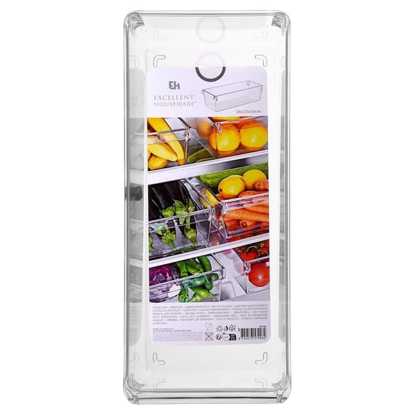 Organisator til køleskab 36x15x10 cm