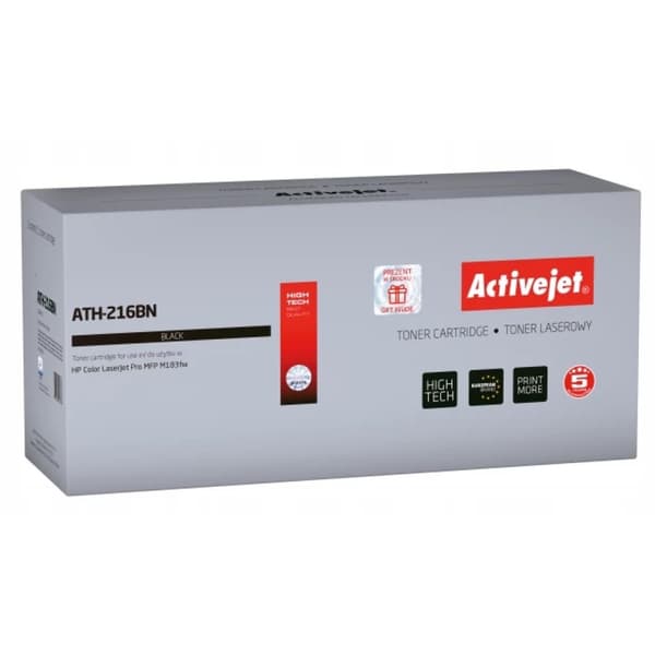 Activejet-toner för HP 216A W2410A svart, 1050 sidor, ersättning