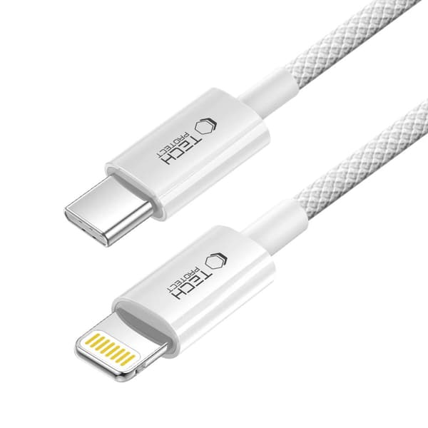 TECH-PROTECT ULTRABOOST LITE LIGHTNING-KABEL PD27W/3A 100CM KALLGRÅ