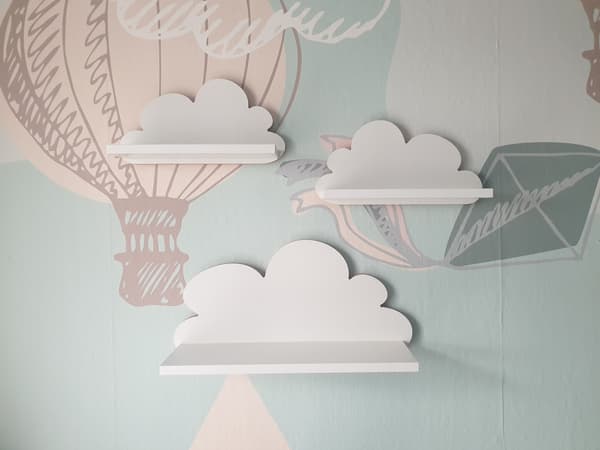 Cloud hylder sæt med 3 FANTASY-Elegance
