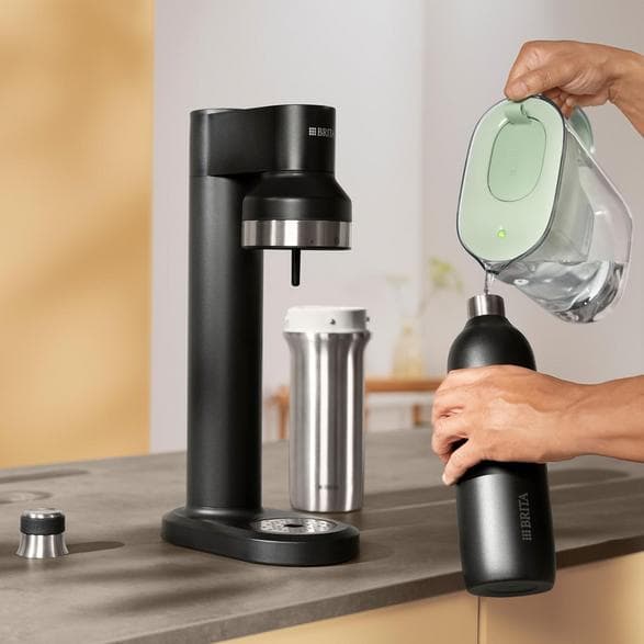 Brita sodaTRIO 0.65 L Flaska Svart