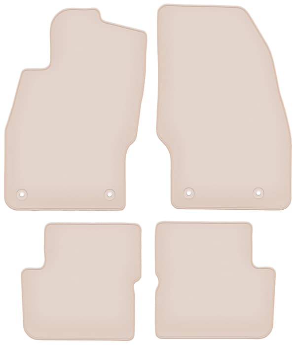 Beige PREMIUM matot Opel Corsa E hatchback 2015-2020 varten