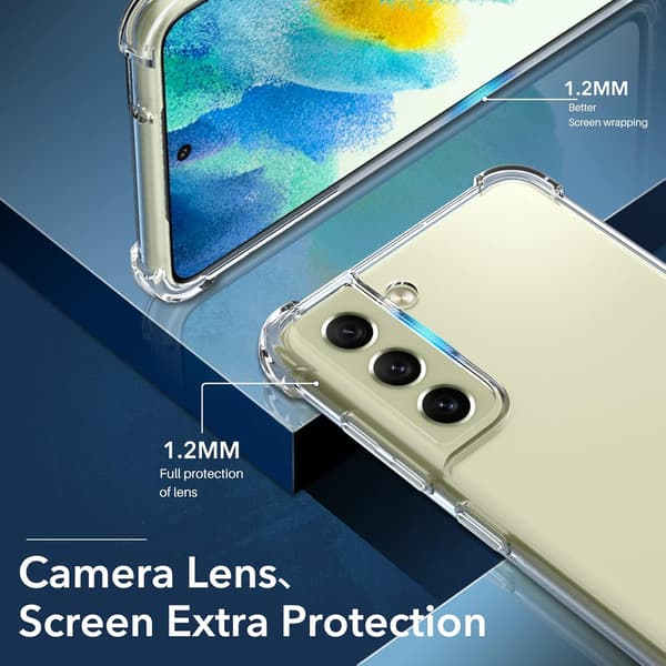 ETUI TIL SAMSUNG GALAXY S21 FE 5G KLAR SOLID BAGSIDEN SM-G990B
