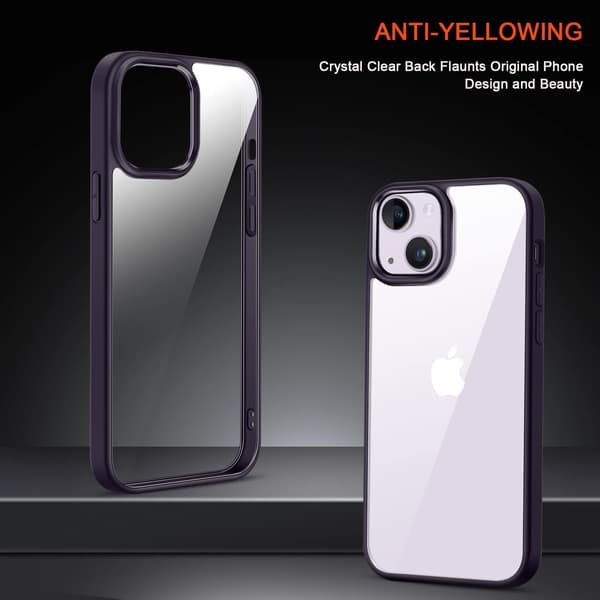 LILLA SILIKONE ETUI + HÆRDET GLAS TIL APPLE IPHONE 14 PLUS A2886