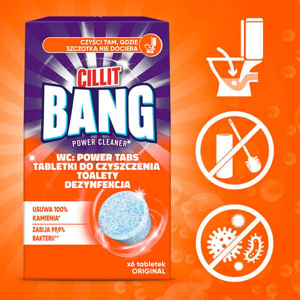 015429 Cillit Bang WC Tabletter Original 6 stk