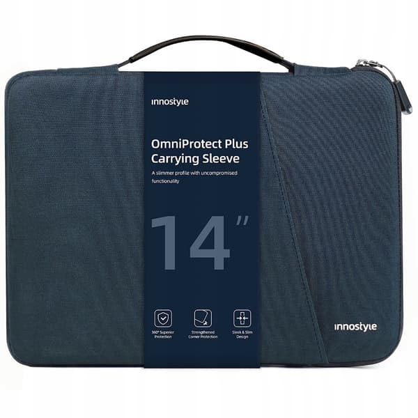 INNOSTYLE LAPTOP-VÄSKA 13-14 VATTENTÄT OMNIPROTECT PLUS BLÅ