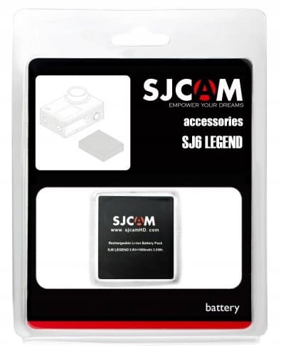 ORIGINAL BATTERI FÖR SJCAM SJ6 KAMEROR