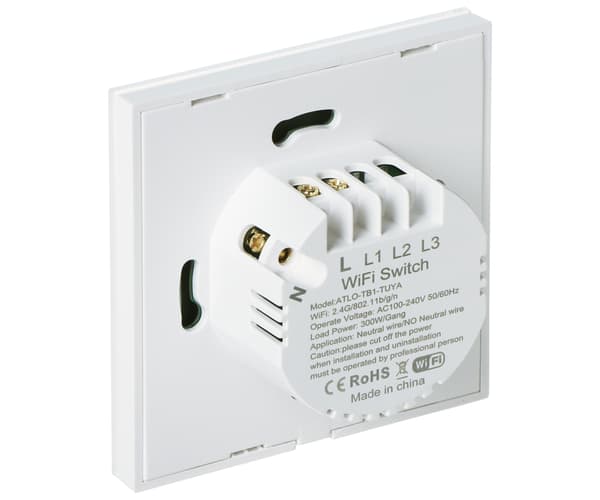 Atlo-TB1-tuya Wi-Fi Smart Touch Light Switch, Tuya Smart