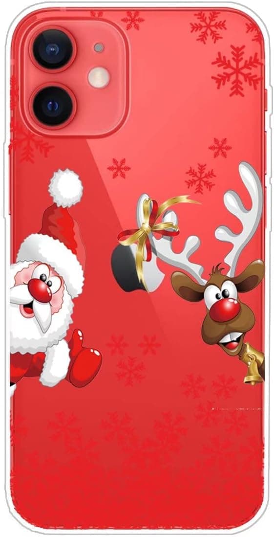 JULETÆRKET GLASETUI TIL IPHONE 12/12 PRO