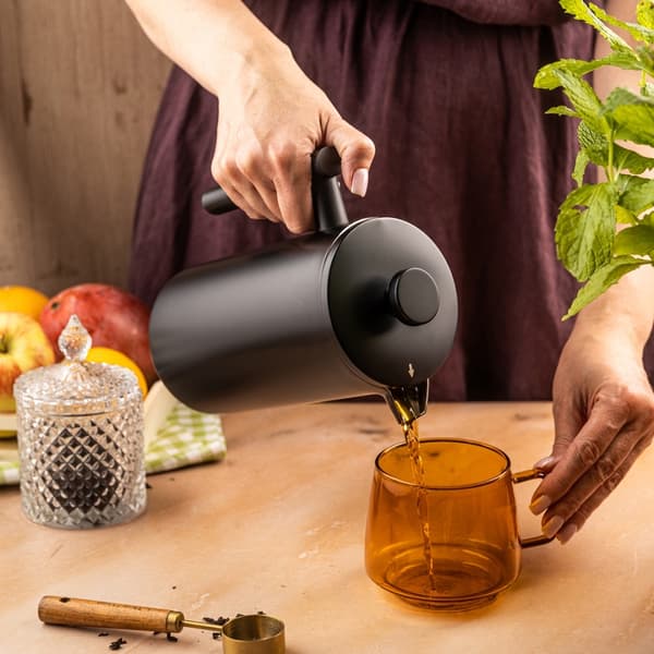 STÅLSSTEMPEL KAFFE- OG TEINFUSER 1L KINGHOFF KH-1996