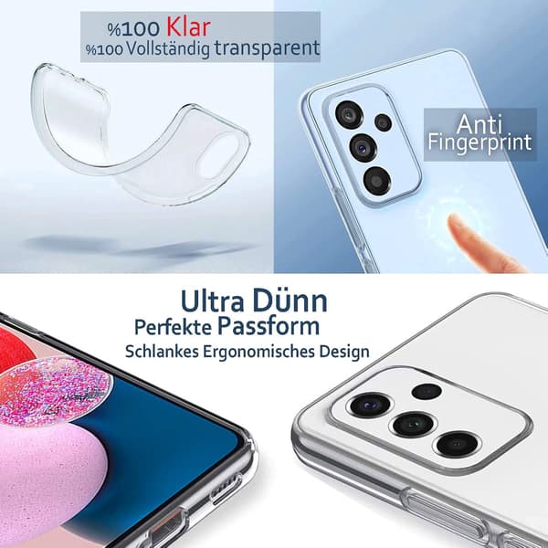 FODRAL TILL SAMSUNG GALAXY M23 2022 TRANSPARENT BAKSIDA