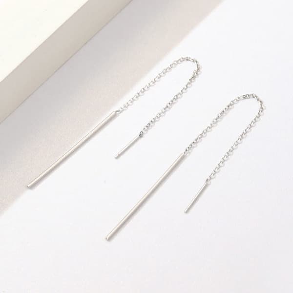 Silverhängande örhängen, 925 silver