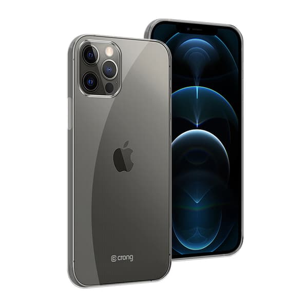 Crong Crystal Slim Cover - iPhone 12 Pro Max Etui (Klart)