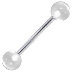 Tungpiercing - transparent - KJ-046 1.6/14/6