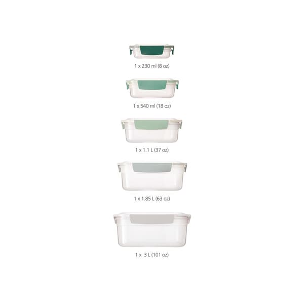 Joseph Joseph Nest Lock Sage 5-pakkaus