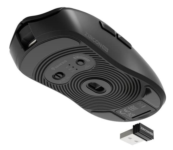 Trådløs mus GENESIS Zircon 500 G2 Sort