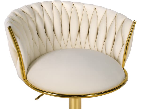 MIG pall - beige / guld bas x 1