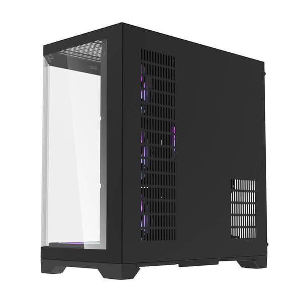 Darflash FT418 PRO datorchassi + 7 aRGB-fläktar (svart)