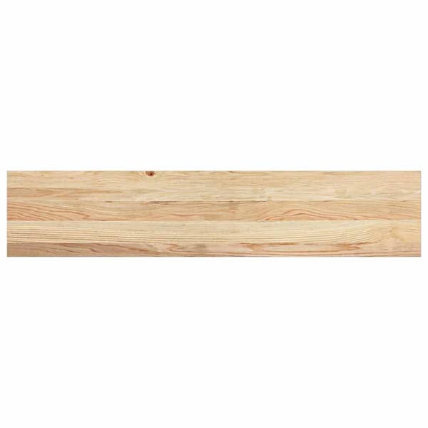 vidaXL trappetrin, 4 stk., ubehandlet 120x25x2 cm massivt egetræ