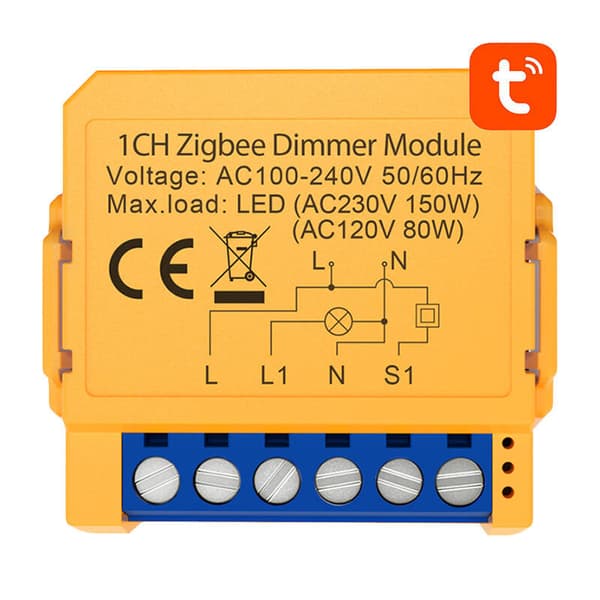 Avatto ZDMS16-2 TUYA Smart vægindbygget ZigBee-switch