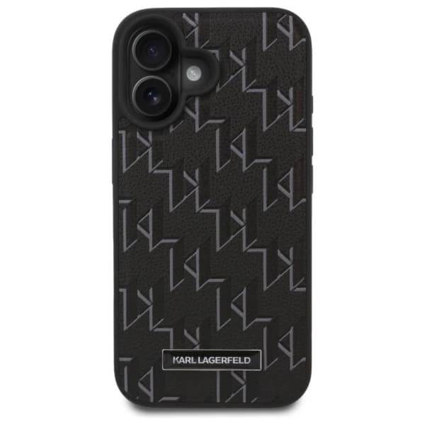 Karl Lagerfeld Hot Stamp MagSafe - iPhone 16 Plus cover (sort)