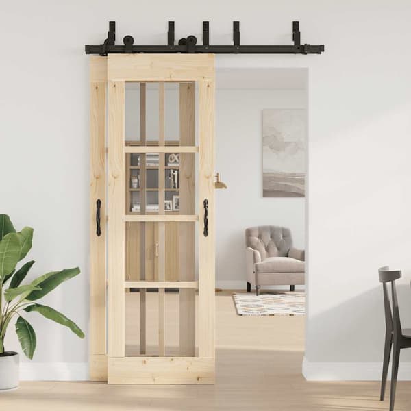 vidaXL monteringssystem til skydedør 152,5 cm stål sort