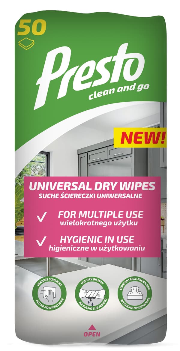 HH Presto universella torra torkardukar flow pack 50st. (200x200)