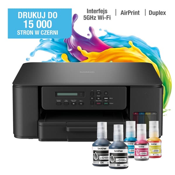 Brother DCP-T530DW multifunktionsprinter, A4, Wi-Fi, dupleks
