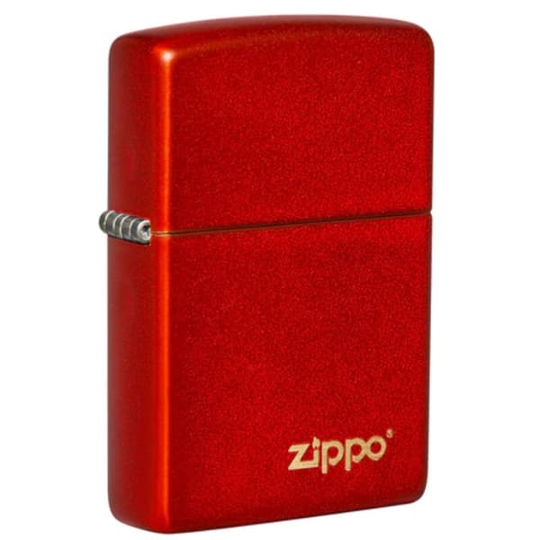 ZIPPO RØD MAT LOGO LASERED 60005762 lighter